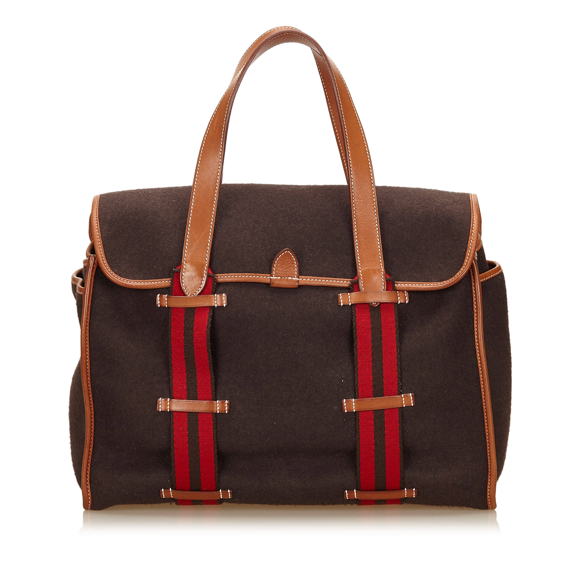 Pre-Loved Hermes Black Cotton Fabric Handbag France | eBay